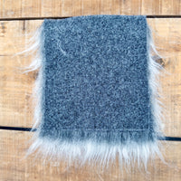 Grey Frost Lux Faux Fur 5-inch Pre-cut Square