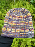 Double Brim Off the Grid Beanie Knitting Pattern