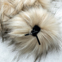Champagne Lux Faux Fur Quick Connect Pom Pom
