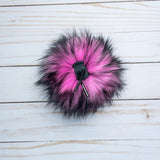 Pink Husky Lux Faux Fur Quick Connect Pom Pom