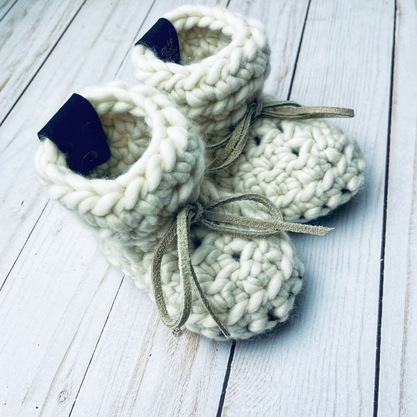 Magnolia Dreams Luxury Crochet Baby Booties