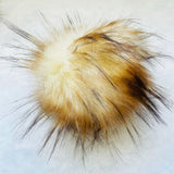 Toasted Marshmallow Lux Faux Fur Quick Connect Pom Pom