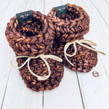 Belgian Chocolate Moose Luxury Crochet Baby Booties